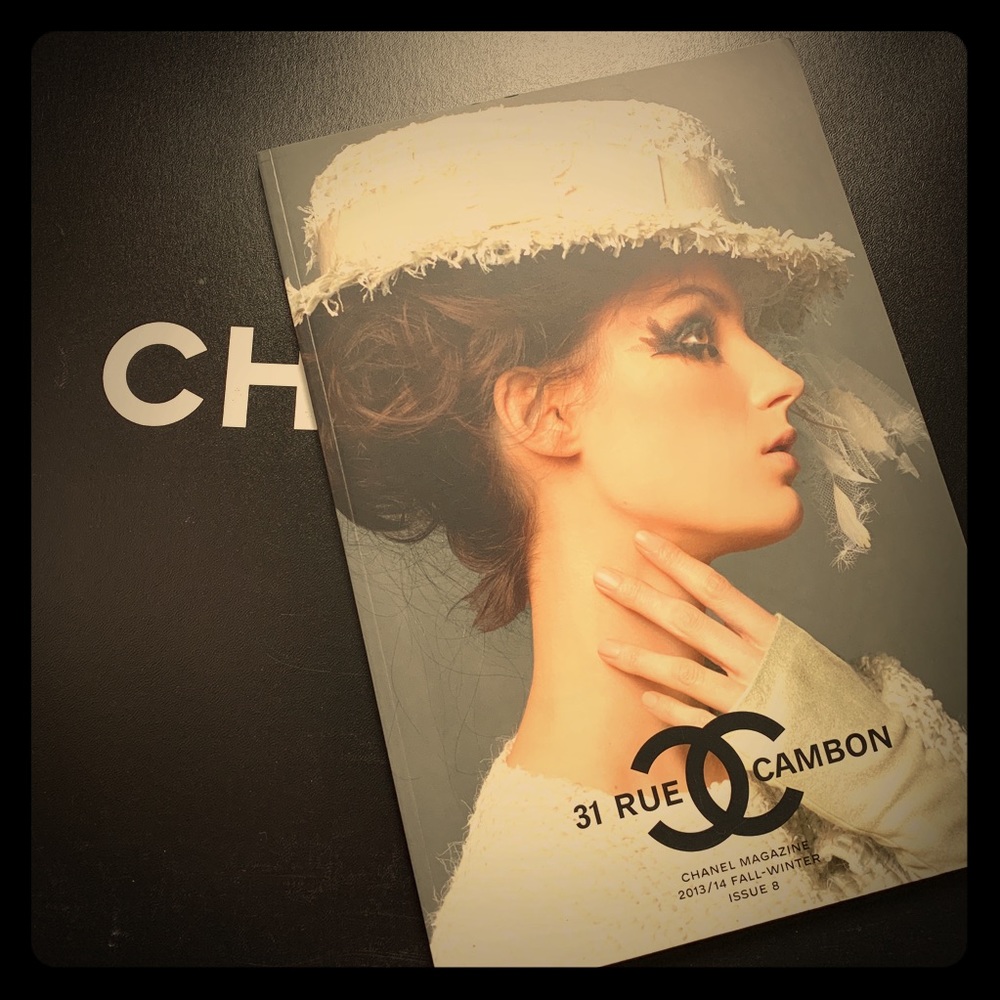 EUC! Chanel Magazine coffee table book!